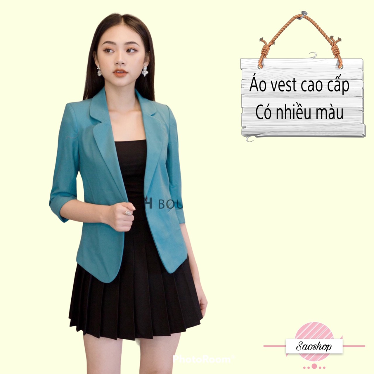 Áo Vét nữ tay lỡ công sở cao cấp khoác ngoài, Áo vest nữ màu trắng, áo blazer nữ phong cách hàn quốc 2021