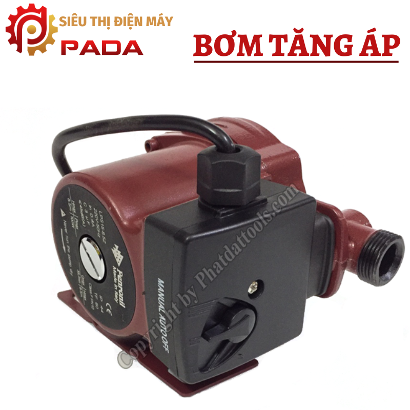 Bơm tăng áp Ý Peroni nhập khẩu-Công suất 100W-Bảo hành 6 tháng
