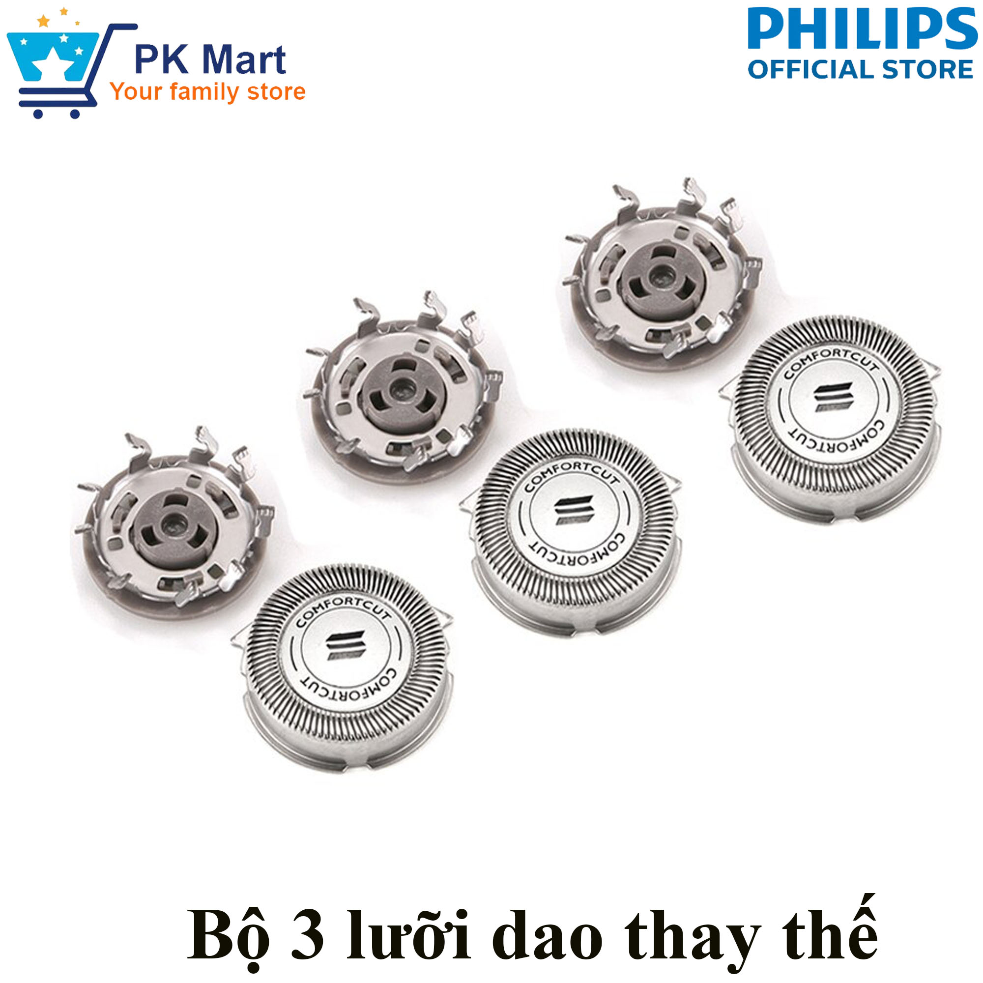 Bộ lưỡi dao thay thế cho máy cạo râu Philips S5070 S5050 S5082 S5079 S5000 dùng được cho S1030 S1070
