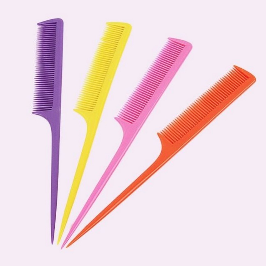 Lược cán nhọn chia tóc, búi tóc nhanh chóng dana