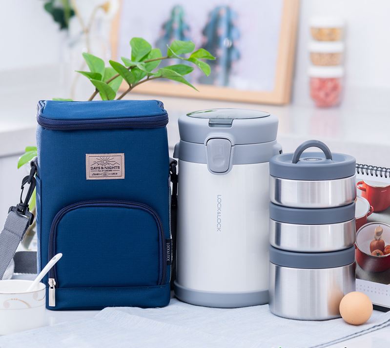 [HCM]Hộp cơm giữ nhiệt Lock&Lock cao cấp - Hàn Quốc