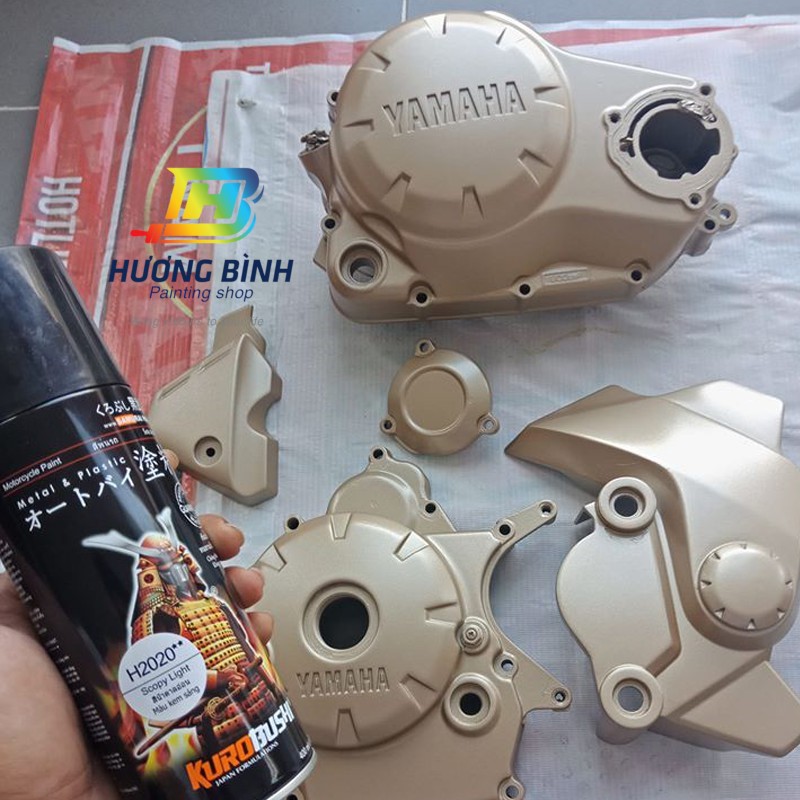 Sơn xịt Samurai màu Kem Sáng - H2020