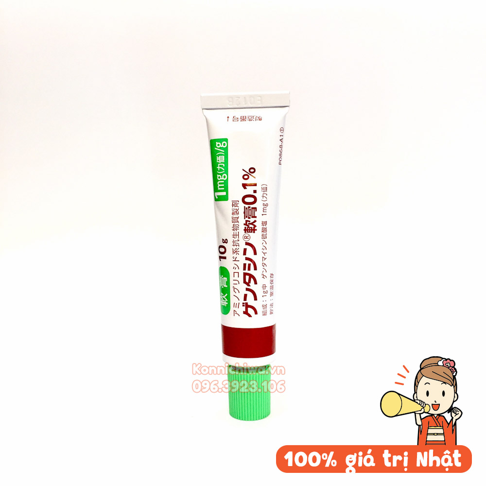 Kem bôi sẹo Gentacin hãng Sato cho các loại sẹo lồi sẹo lõm sẹo thâm Nhật Bản tuýp 10g, phòng sẹo