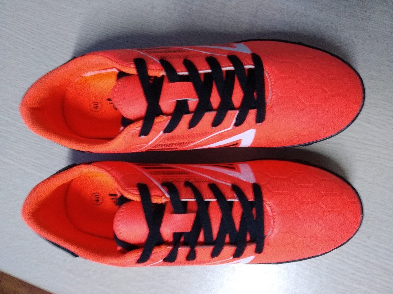 Giày đá bóng PU Thashoco Cam