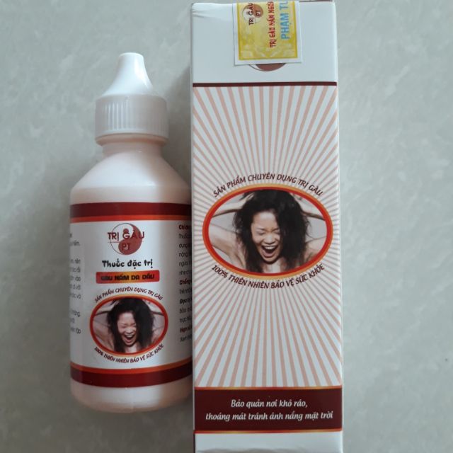 Dầu gội thảo dược gia truyền dùng cho gàu và nấm da đầu Phạm Tuân PT