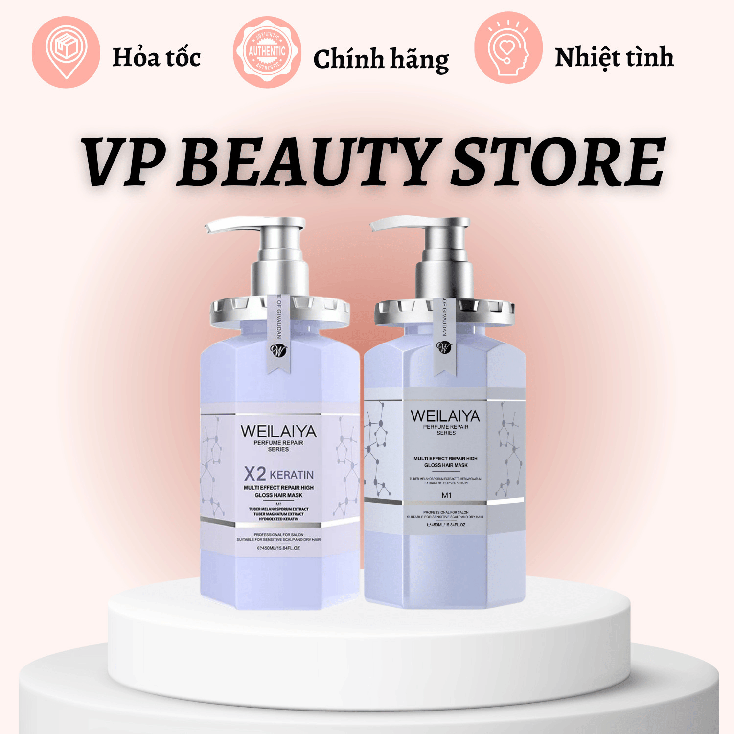 Dầu Hấp Tóc WEILAIYA Chuyên Phục Hồi Tóc Hư Tổn 450ml