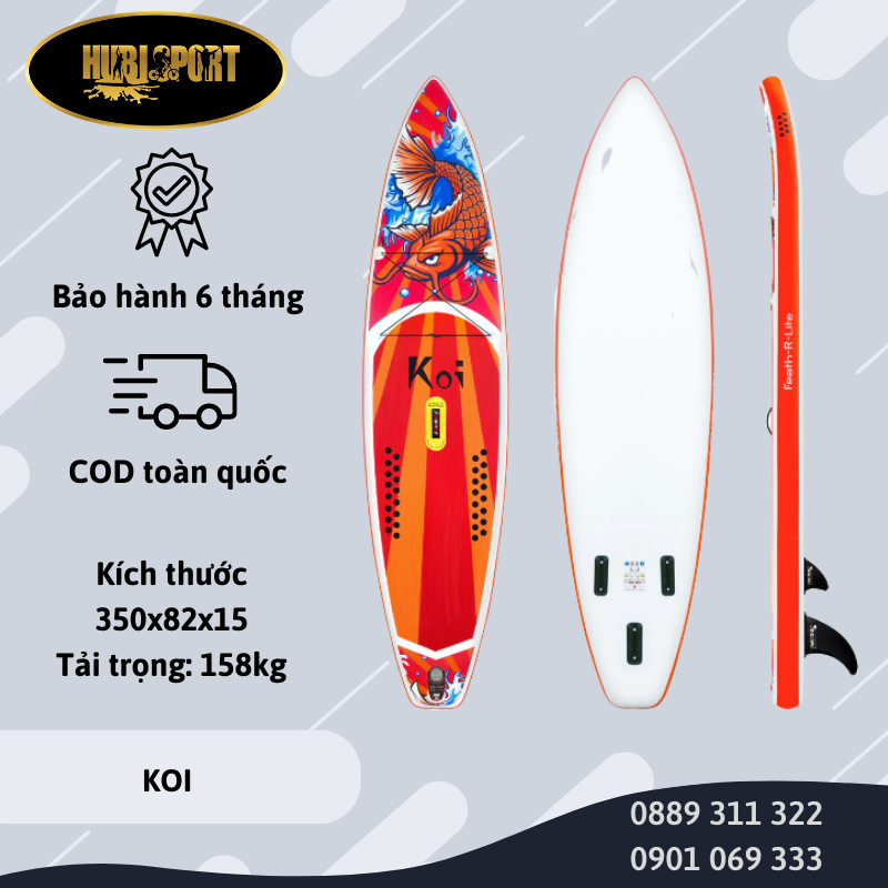 Koi 2023 - FunWater - Thuyền SUP / Ván chèo đứng bơm hơi