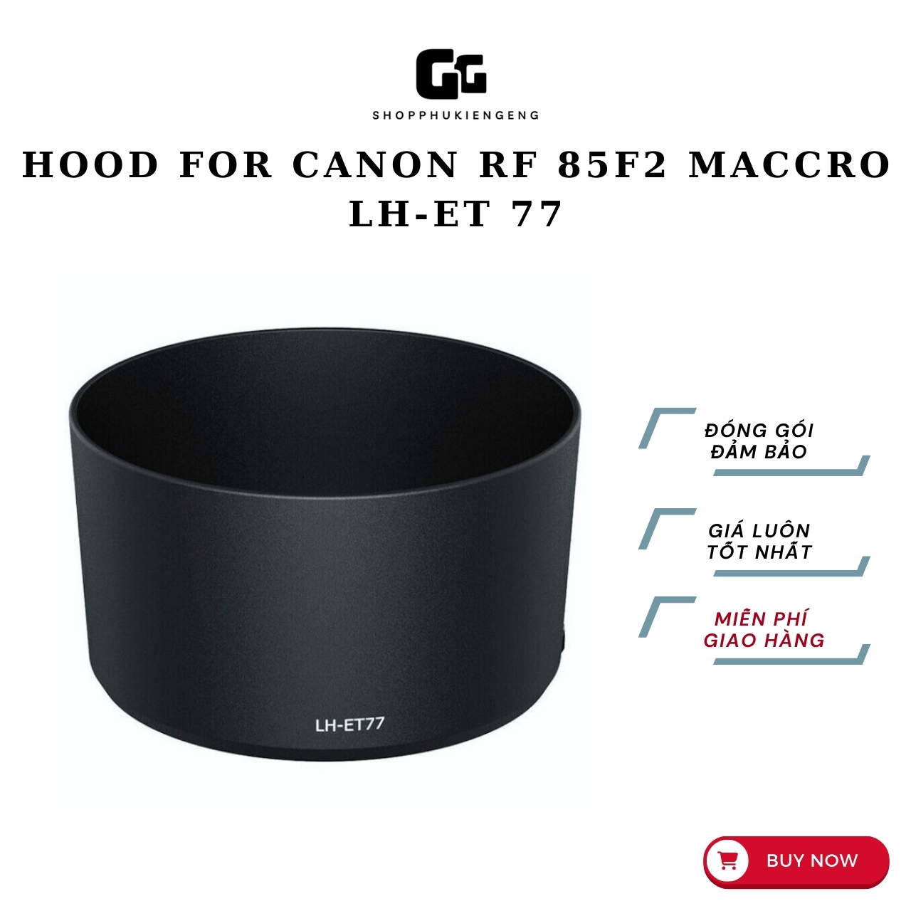 Hood for Canon RF 85 f/2 Macro IS STM ( LH ET-77 )