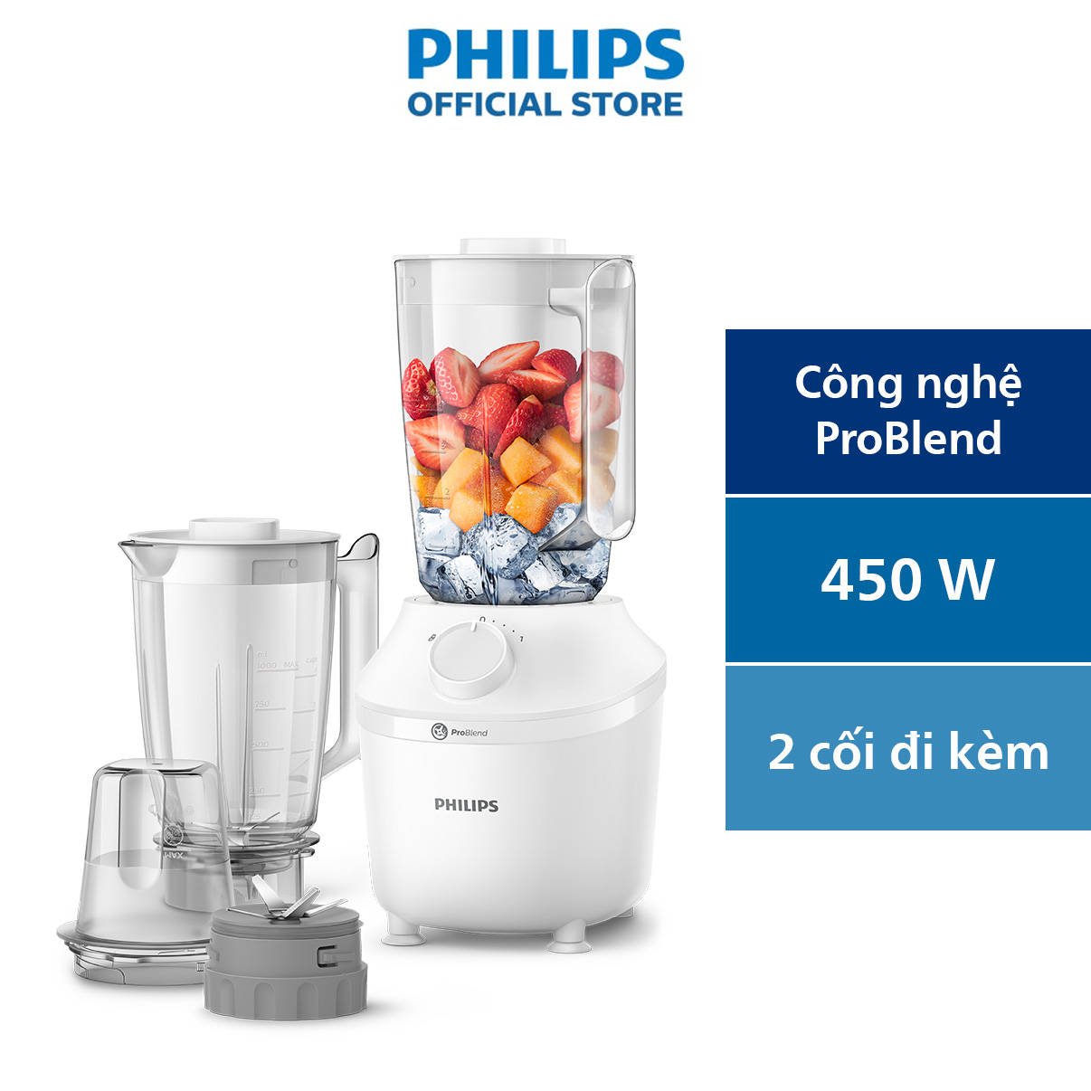 Máy xay sinh tố philips hr2041/50