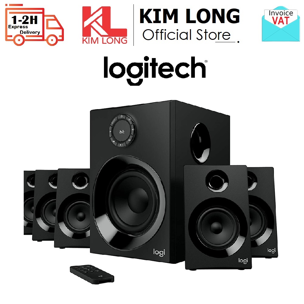 Loa vi tính Logitech Z607 âm thanh 5.1 có kết nối Bluetooth Công suất 160W - Bảo hành 12 tháng chính hãng
