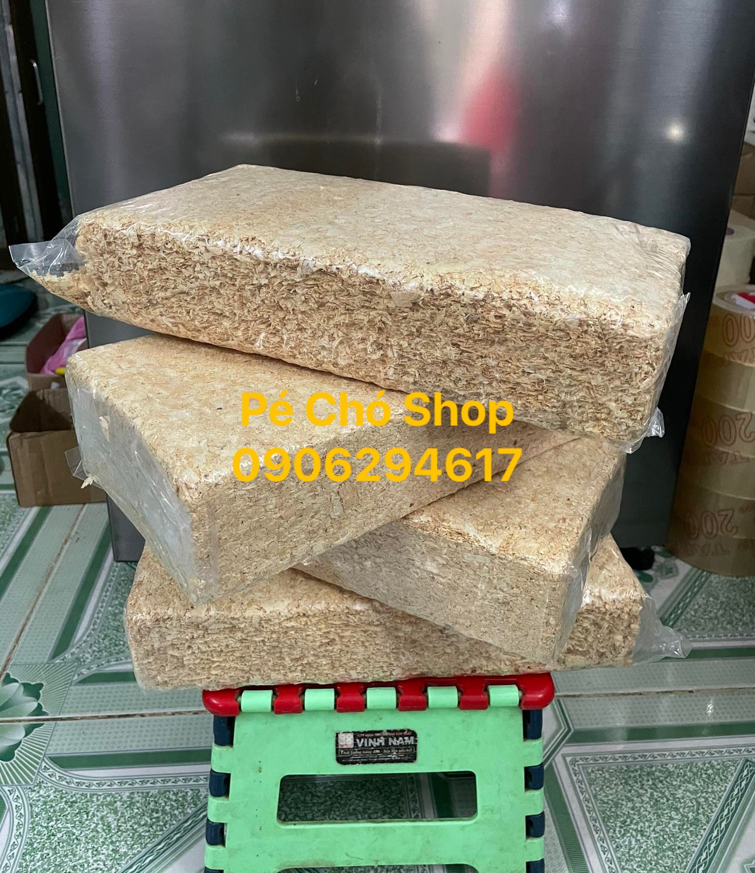 Combo 4 cây Mùn cưa nén lót chuồng tiết kiệm (1cây/1kg) .