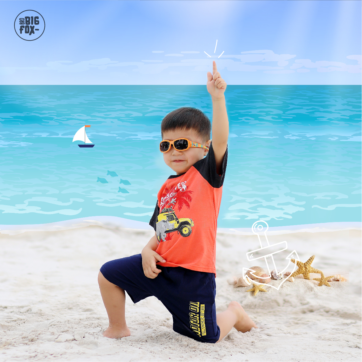 Áo bé trai size đại, áo thun cho bé chất cotton phong cách Âu Mỹ  in hình ô tô  Undiscovery 10 - 38 kg QATE