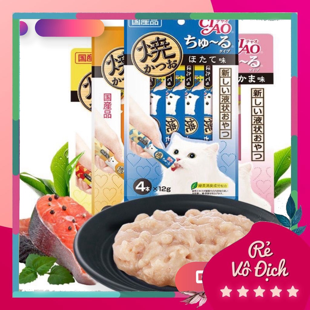 Súp thưởng dạng kem cho mèo Ciao