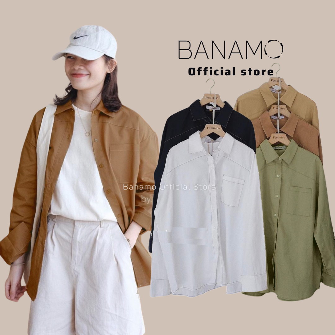 Áo sơ mi Banamo Fashion sơ mi lụa chỉ nổi 393