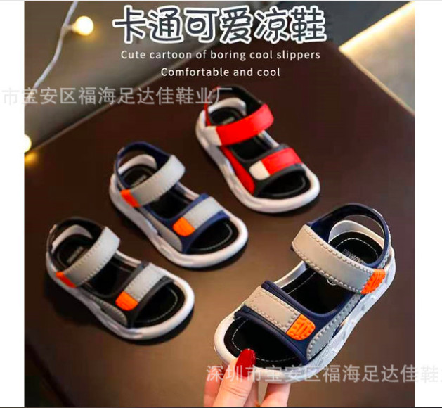 Dép Sandal Đế Mềm Mùa Hè Cho Bé Trai 2021 size 26-35