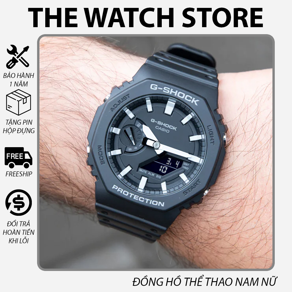Đồng hồ Casio G-Shock GA-2100 Đen - Phong cách, Nổi bật & Cá Tính