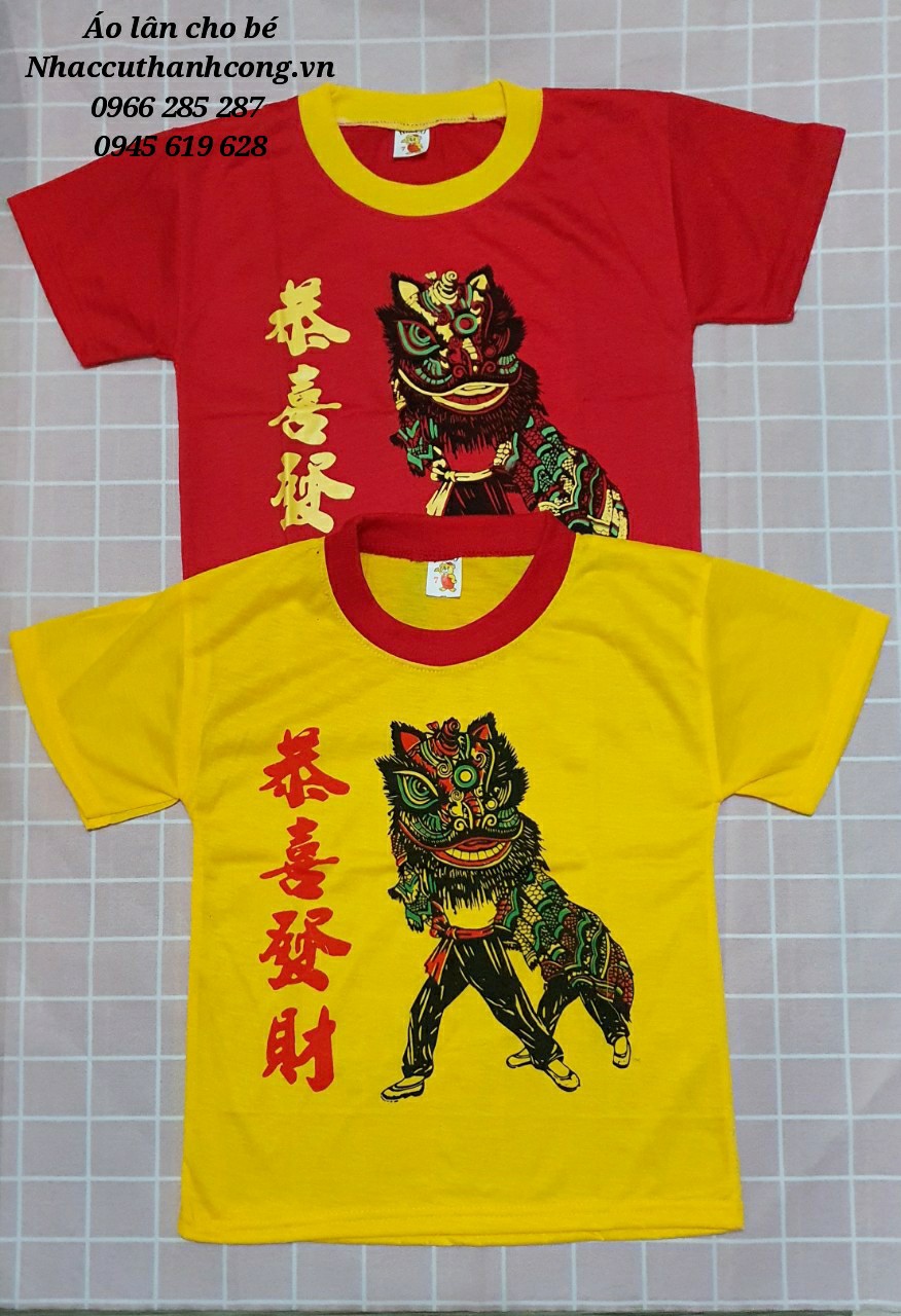 Áo quần múa lân cho trẻ em