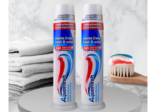 Kem đánh răng Aquafresh 3 màu dạng ống 100ml