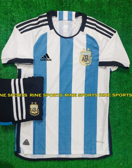 Bộ áo bóng đá Argentina sân nhà World cup hàng Thailand 2022 Giống thi đấu 99%