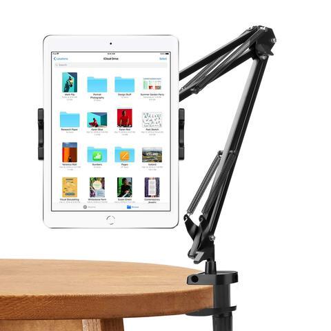 Kẹp iPad máy tính bảng đuôi khỉ thân sắt