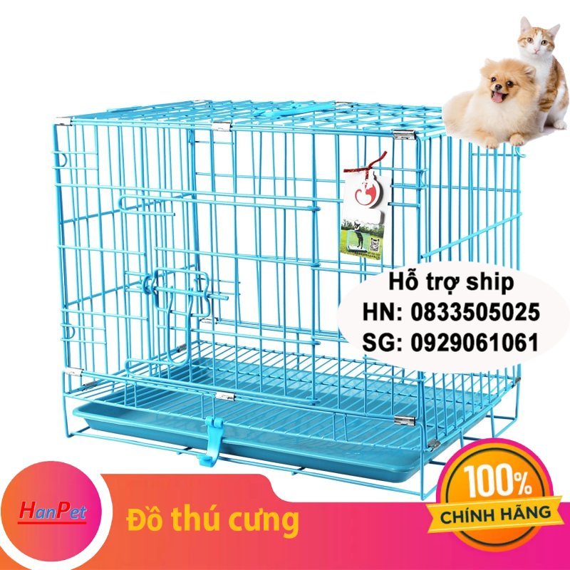 Hanpet - Chuồng chó mèo Lồng SD lồng nuôi chó mèo có thể gấp gọn