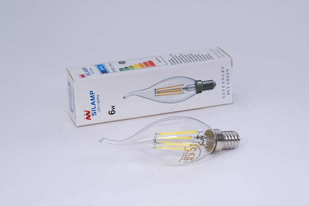 Bóng đèn led dây tóc edison c35t 6w e14