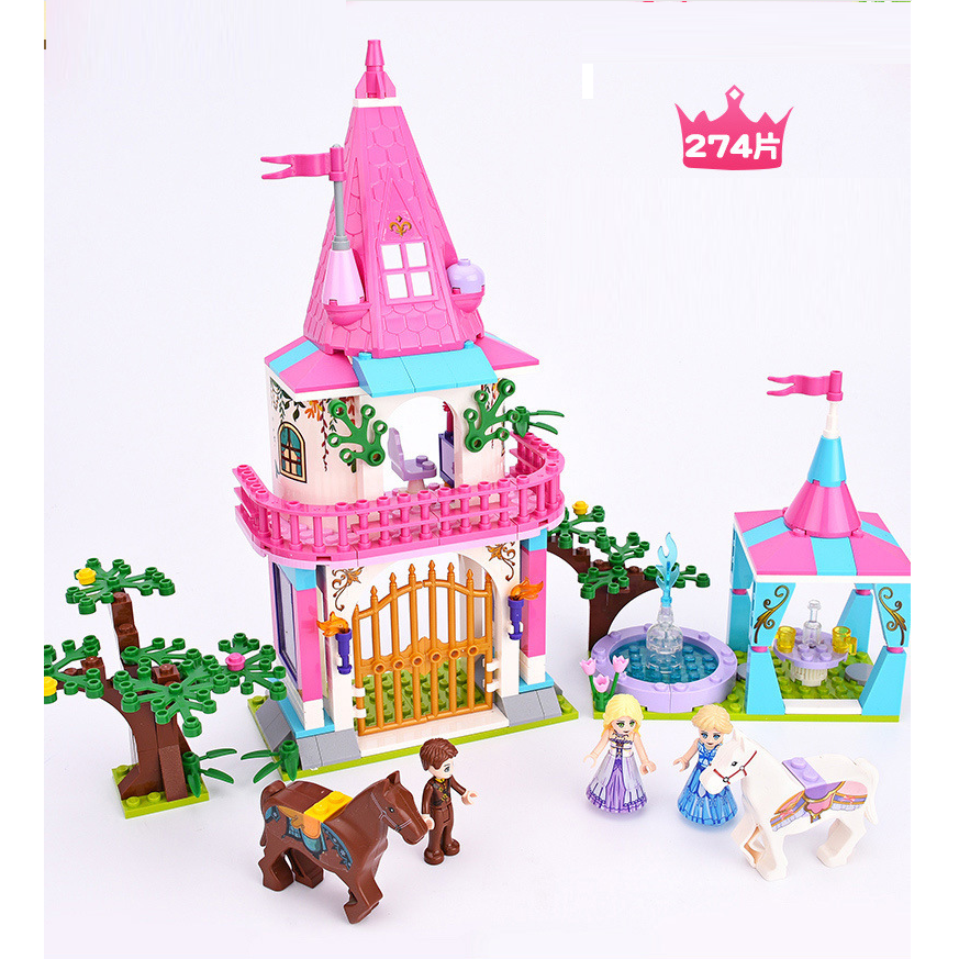[Hoàn Tiền 10%][274 Chi Tiết] Bộ Đồ Chơi Lắp Ghép Xếp Hình Lâu Đài Công Chúa, Búp Bê,Cho Bé Gái – Siêu Xinh