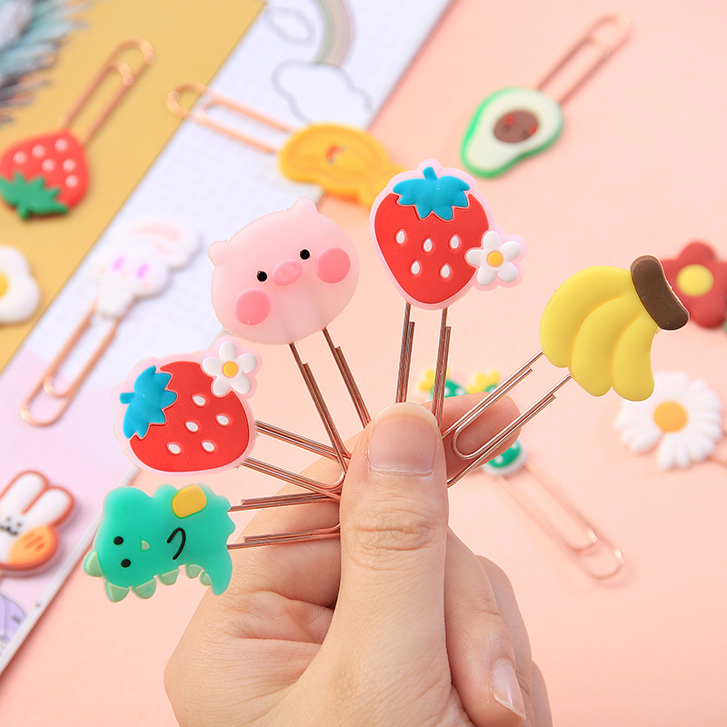 Kẹp giấy mini gắn icon cute siêu dễ thương