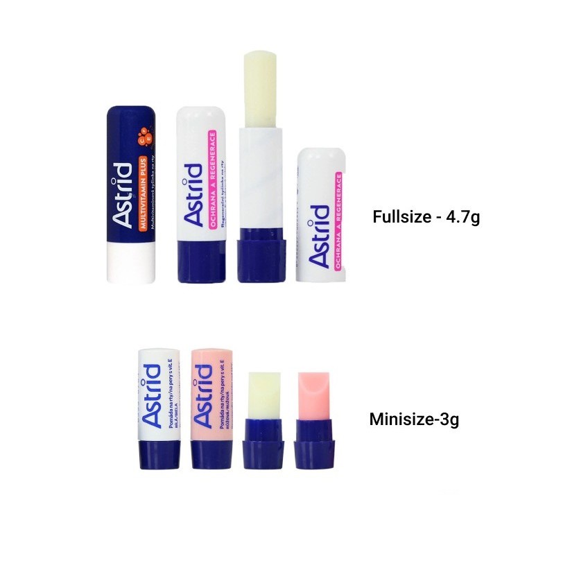 Son dưỡng mỡ hươu Astrid dưỡng và làm mềm môi, Son Dưỡng Môi Mỡ Hươu Astrid Multivitamin Plus