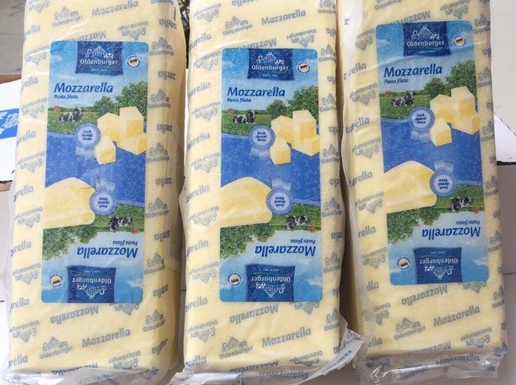 [2.5KG] Phô Mai Mozzarella Nguyên Khối ĐỨC OldenBuger