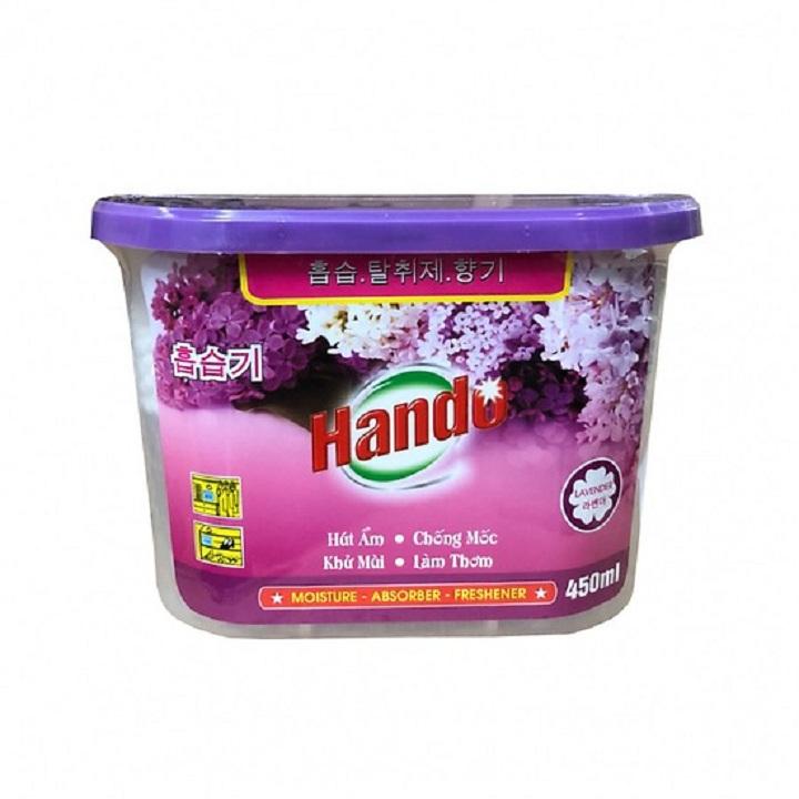 Bình hút ẩm chống ẩm mốc hương lavender hando 450ml pns16