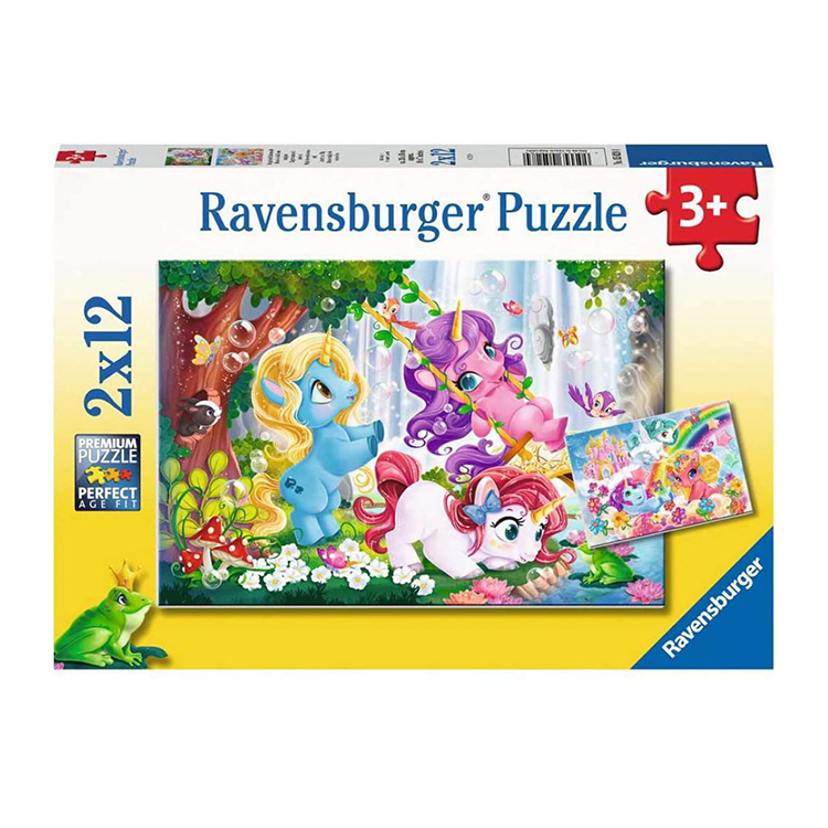 Rv050284 xếp hình puzzle unicorns at play 2 bộ 12 mảnh ravensburger