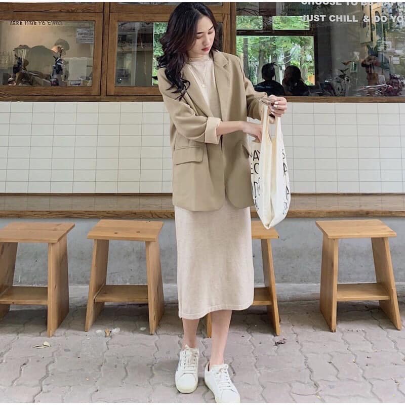 Áo blazer 2 lớp bốn cúc