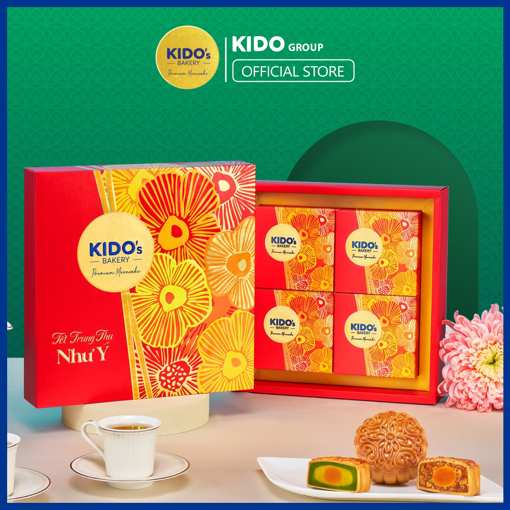 Bánh trung thu kido’s bakery thu như ý - đỏ
