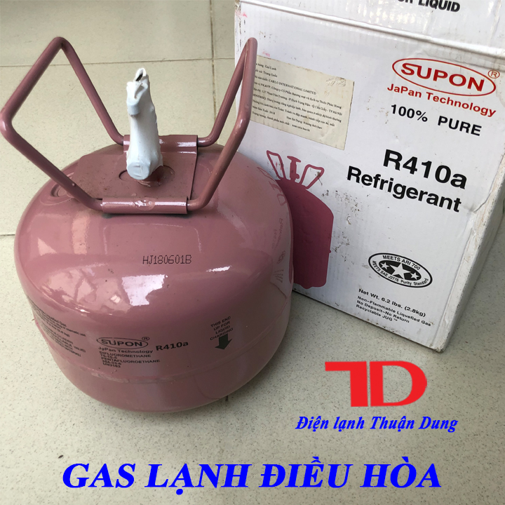 Môi chất lạnh điều hòa R410a Supon 2.8kg - Điện Lạnh Thuận Dung