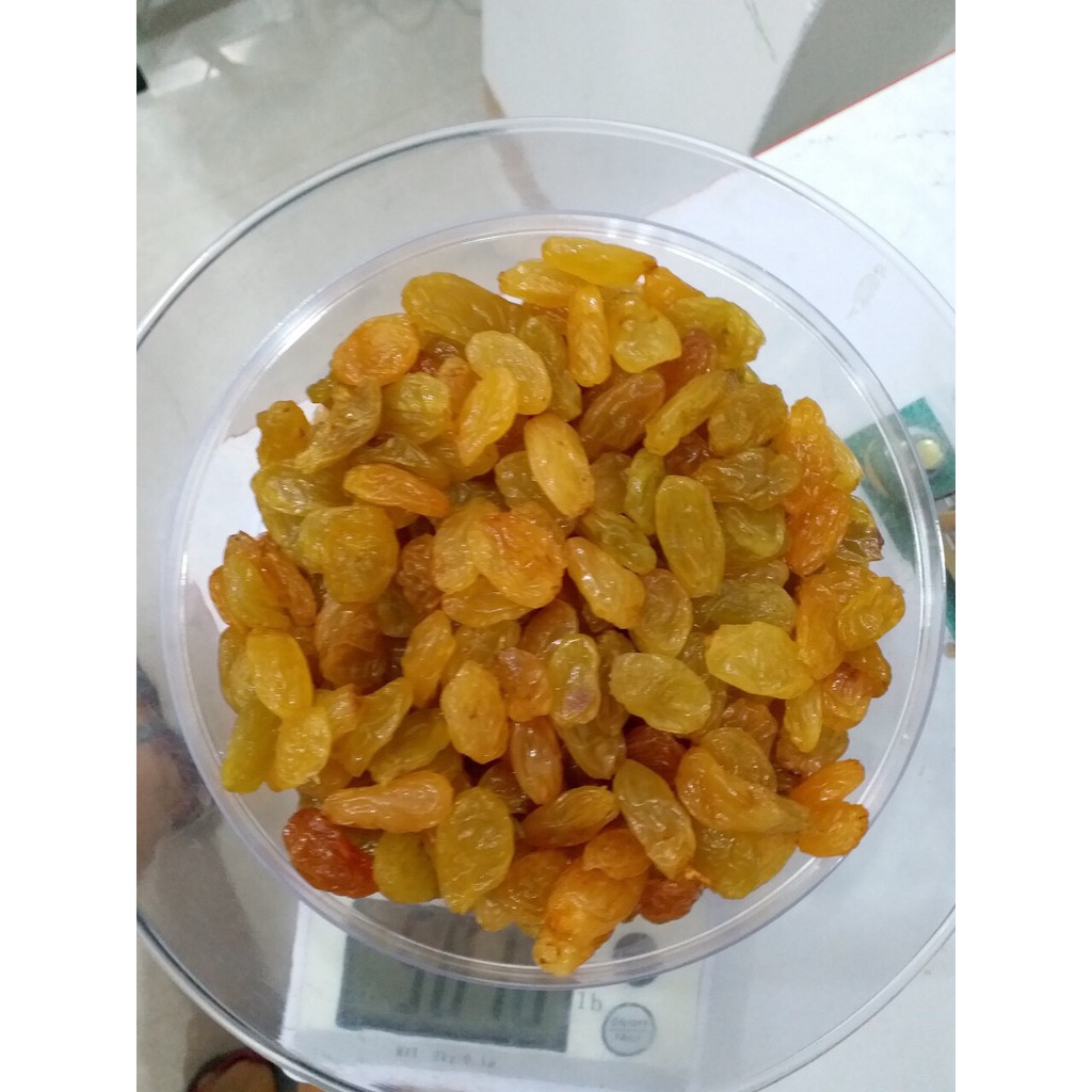 500g nho khô vàng ấn độ looại 1