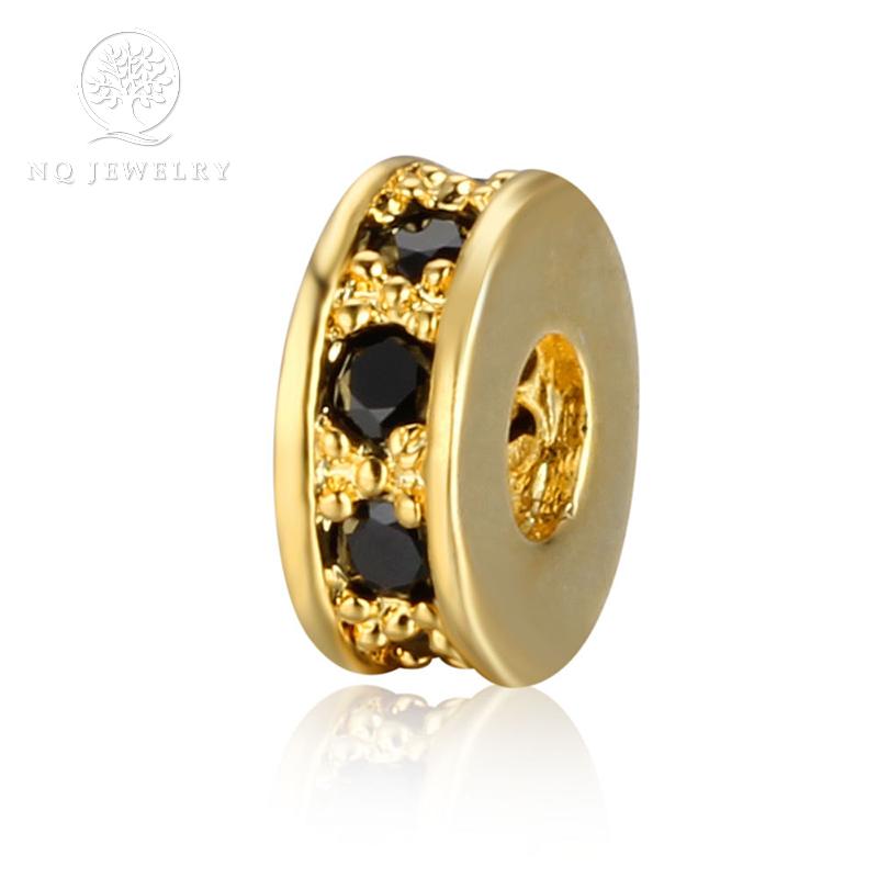 Charm hợp kim chặn hạt đính đá - NQ Jewelry