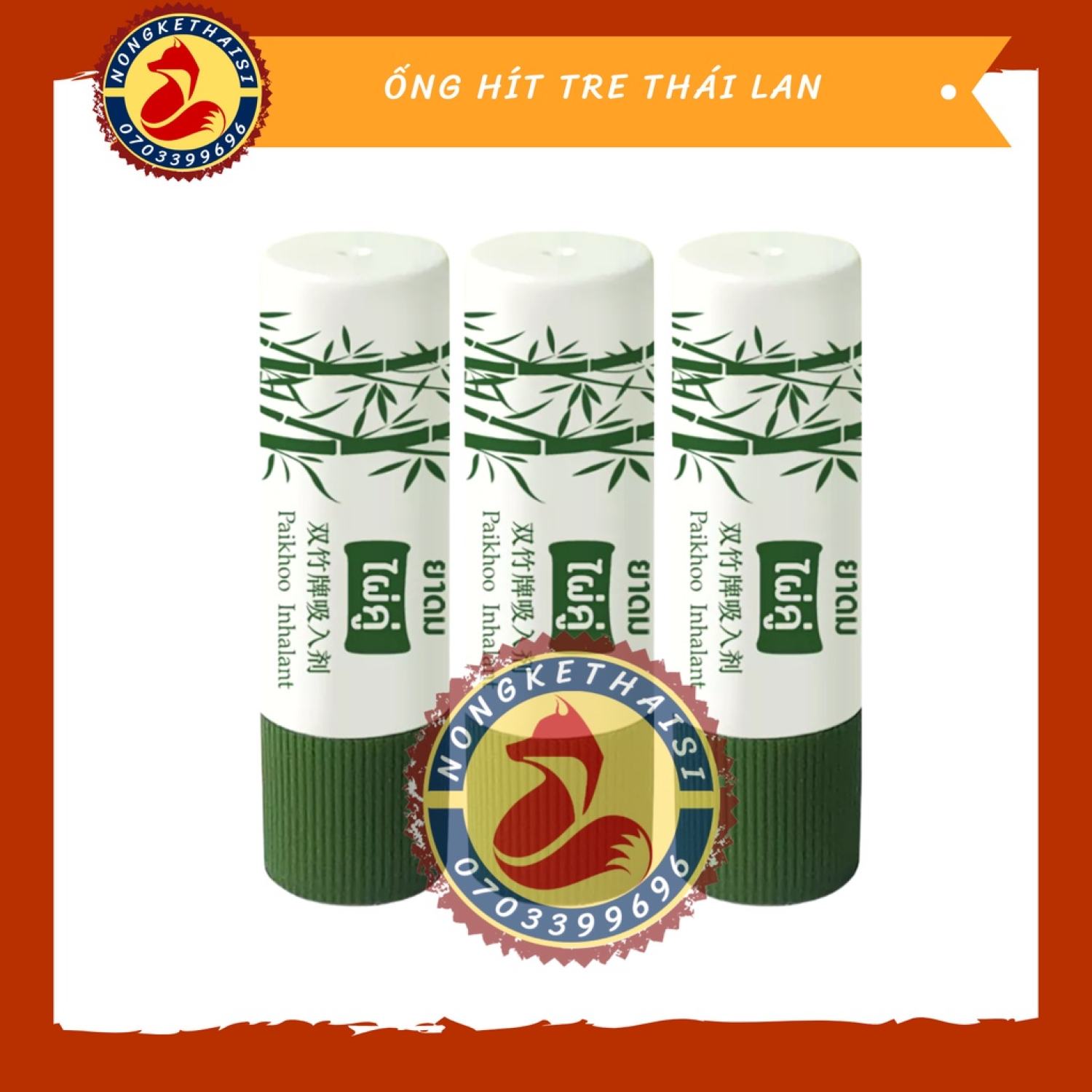 Ống hít thông mũi hiệu cây tre thá¡ Lan