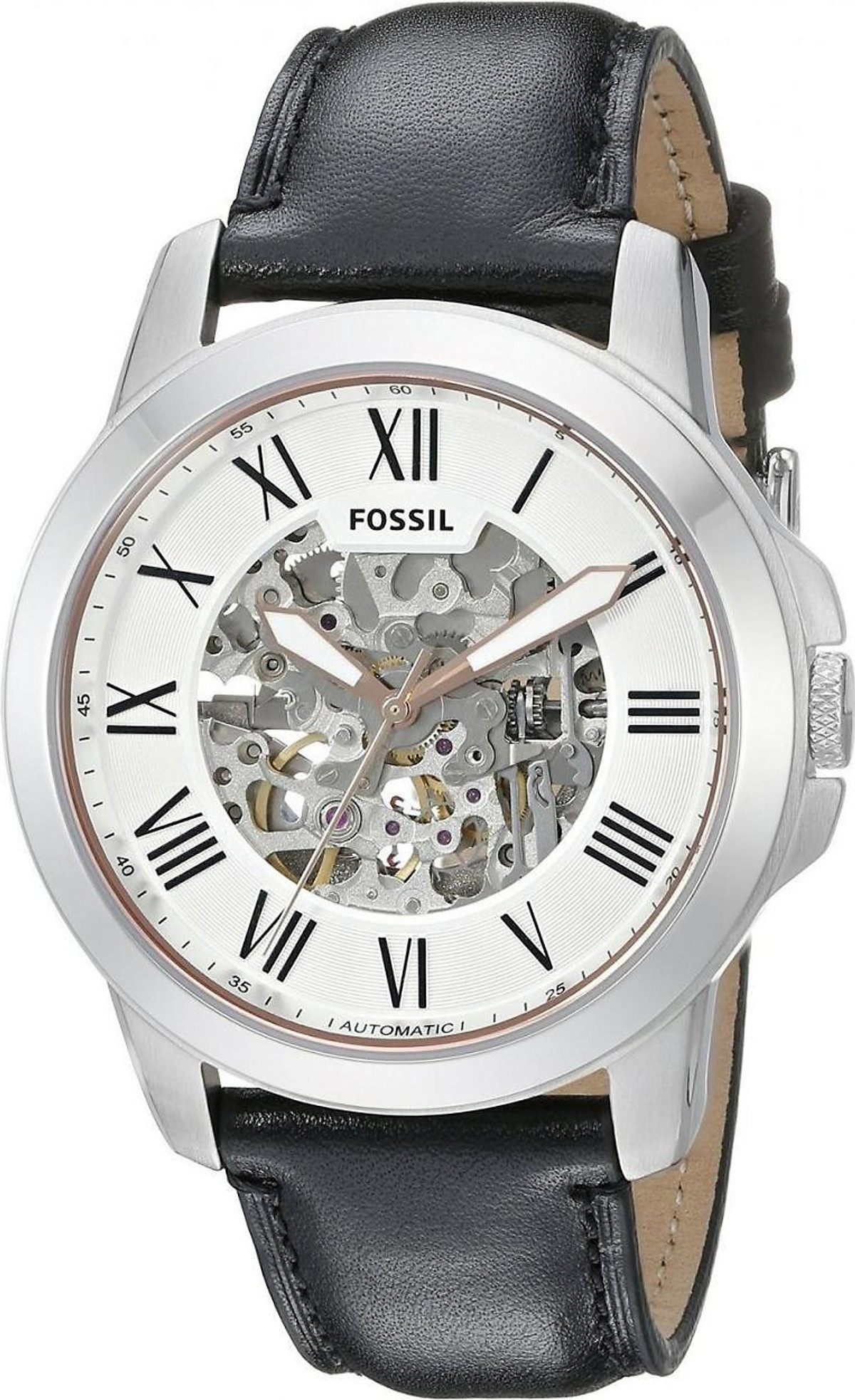 Đồng hồ Nam Automatic Fossil ME3101 dây da_ Chính hãng