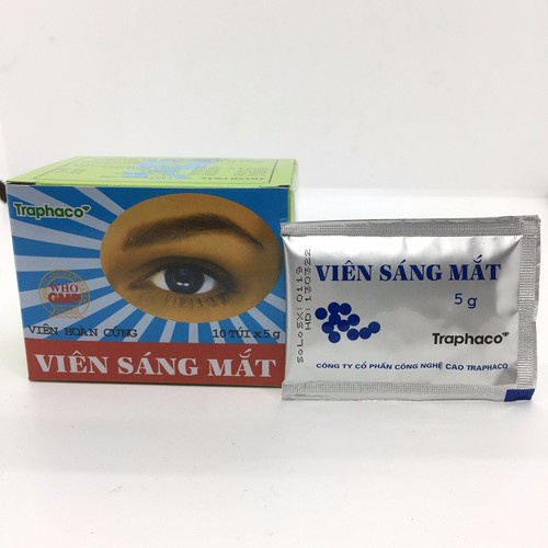 Viên sáng mắt traphaco 10 túi x 5g viên hoàn cứng