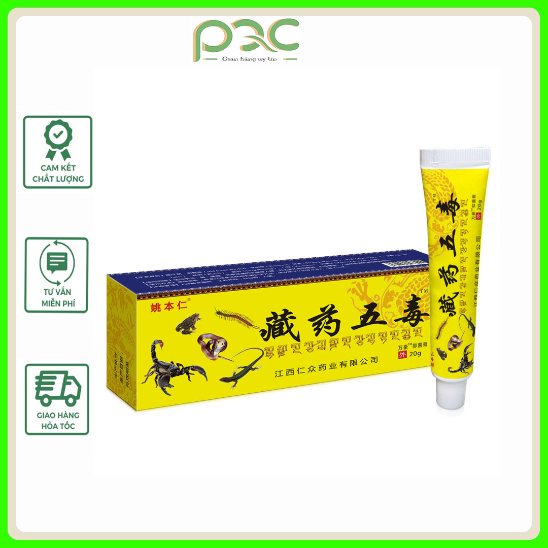 Kem Bôi Xương khớp Ngũ Độc Tây Tạng, đau nhức xương khớp, tê bì chân tay