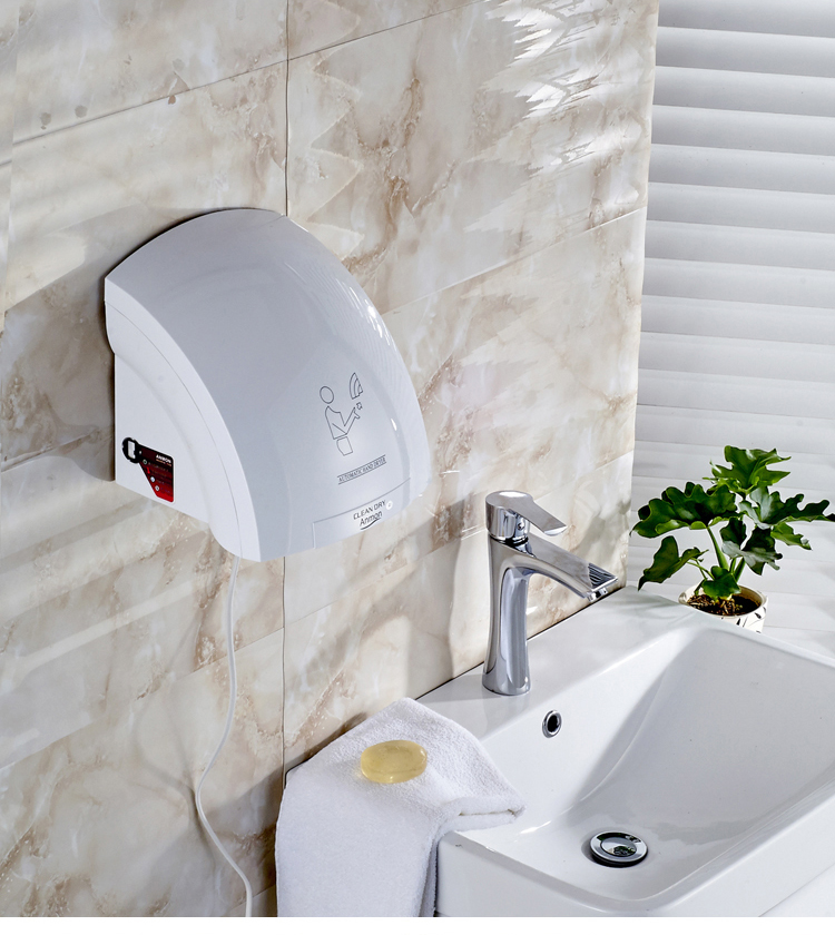 Máy sấy tay tự động cảm ứng nhà vệ sinh khách sạn - máy sấy khô tay cảm biến
