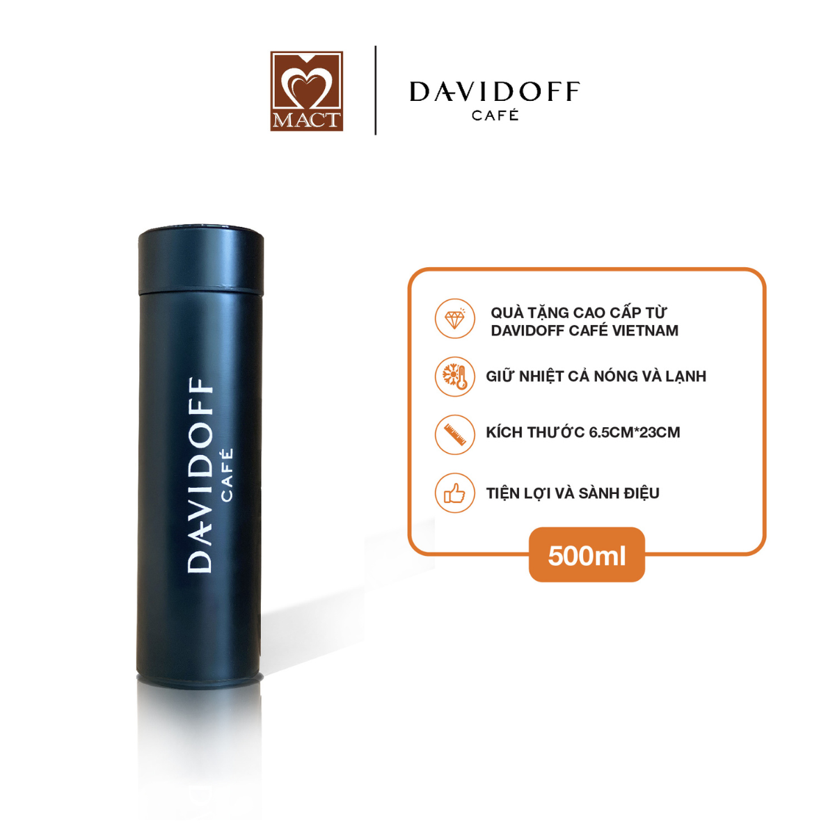  Bình giữ nhiệt DAVIDOFF - 500ml 