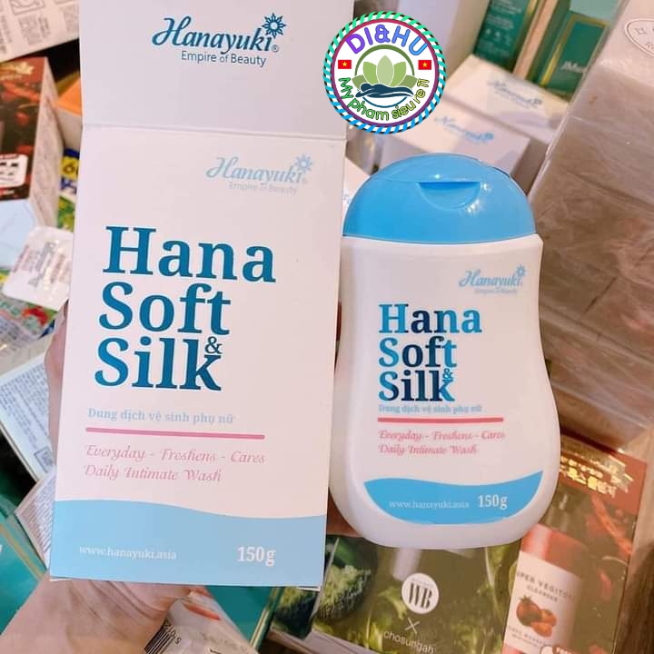 Dung dịch vệ sinh phụ nữ HANA. SOFT & SILK.