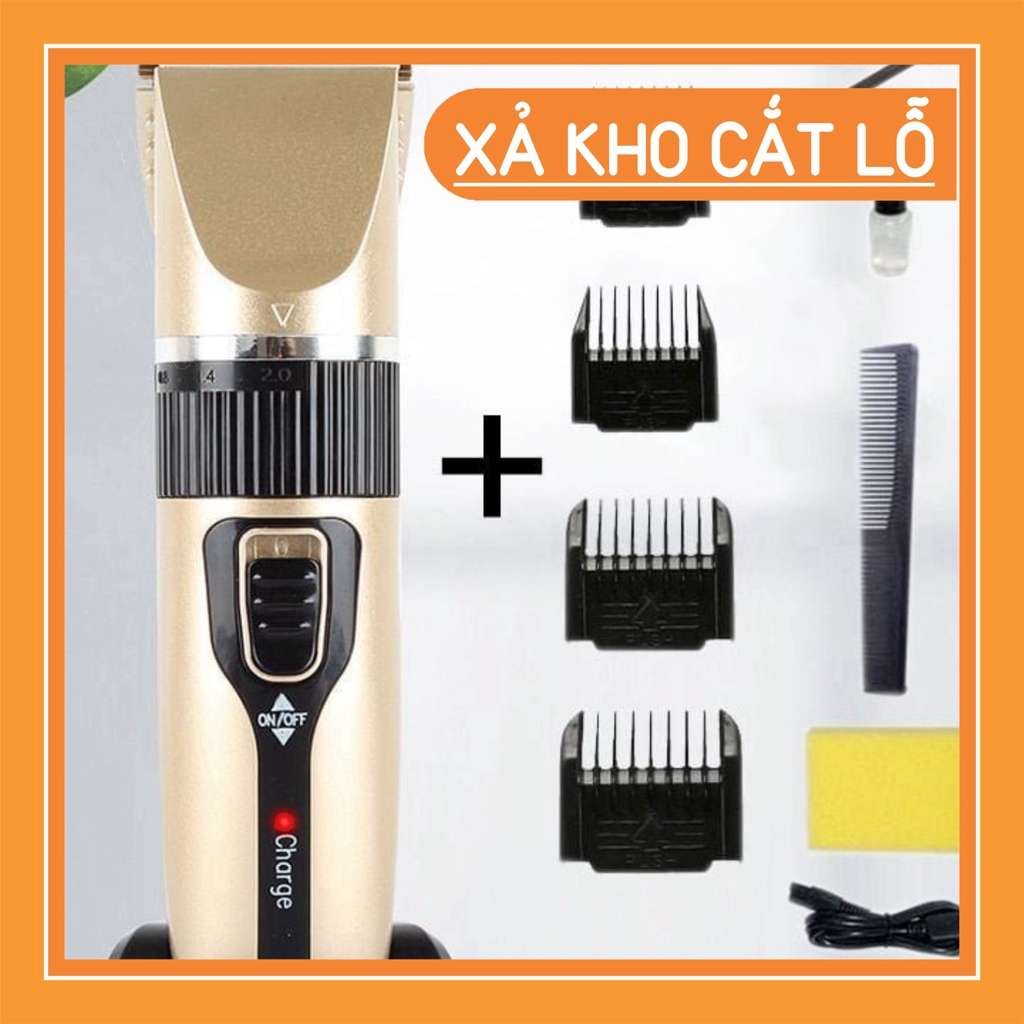 ◙∏❂ Tông đơ cắt tóc Hair Trimmer kèm 9 phụ kiện BTU Mart