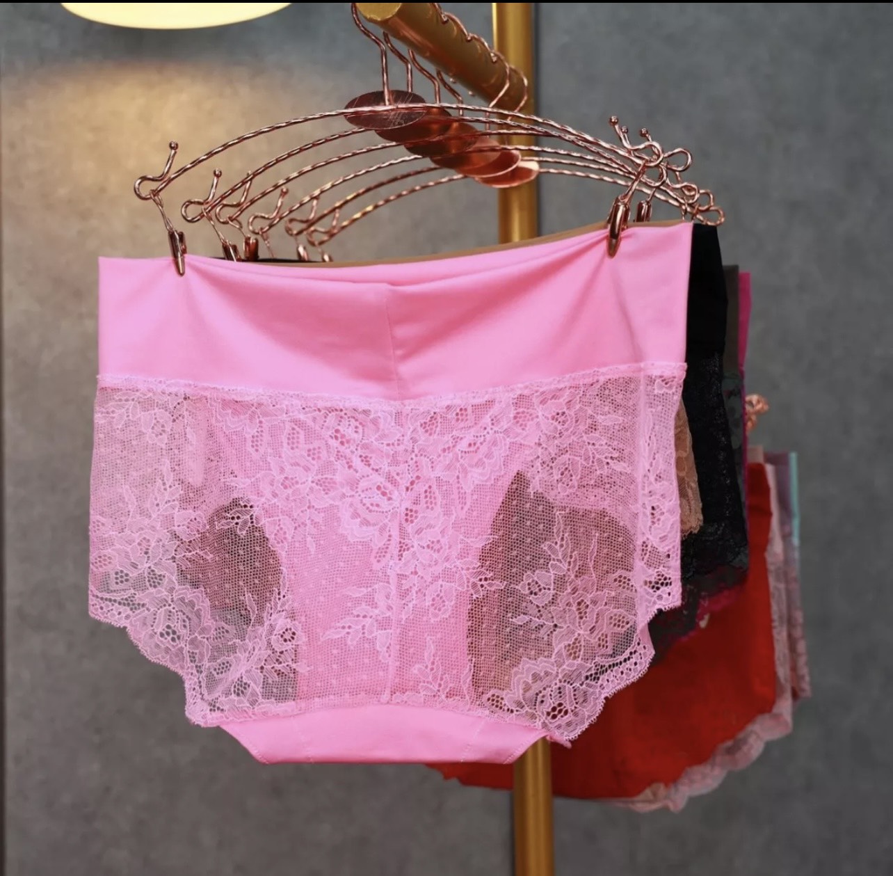 Bộ 10 quần lót ren cho người bigsize 70-90kg cạp to sexy quyến rũ cho người