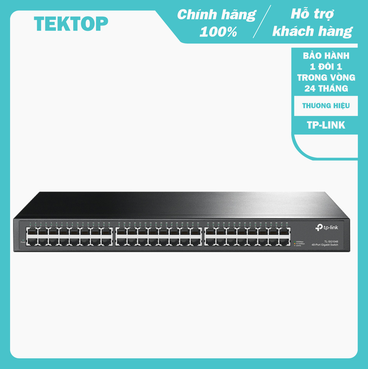 Bộ chia tín hiệu 48 cổng tp-link tl-sg1048 dùng cho doanh nghiệp