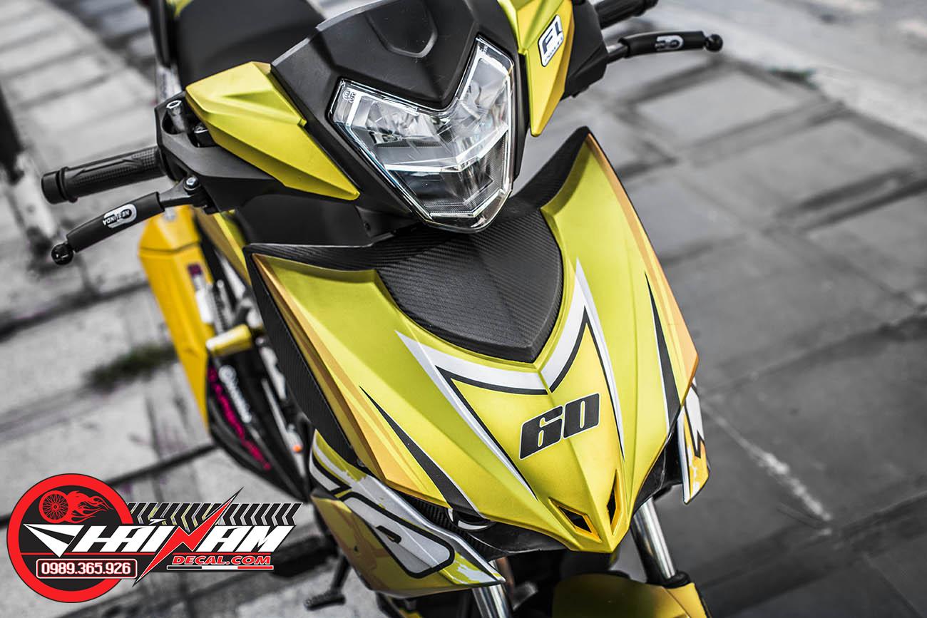 Tem Trùm Winner Racing Vàng Đem