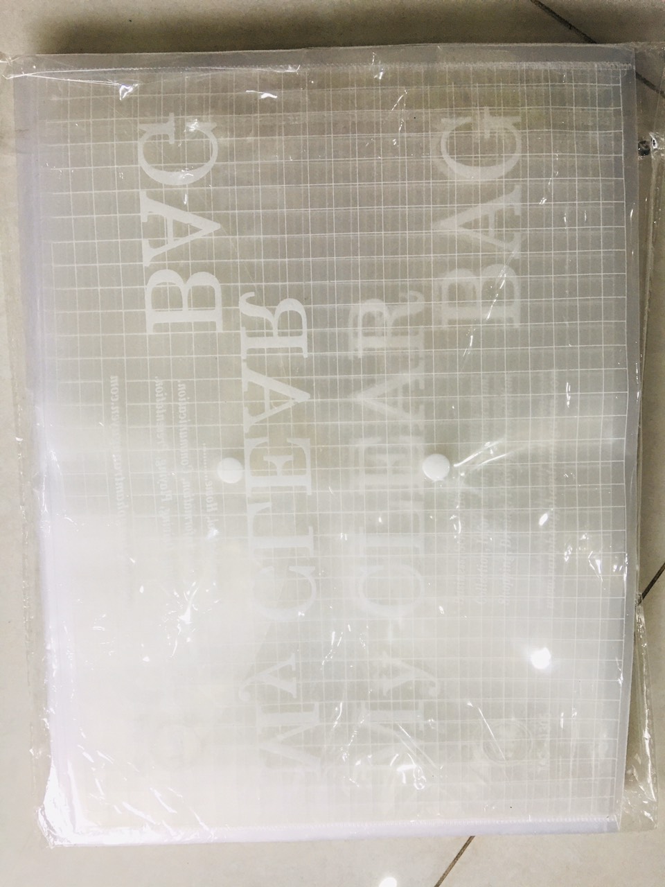 [sale] 50 Cái Bìa nút MyClear A4, Bìa đựng hồ sơ A4, Bìa nút A4