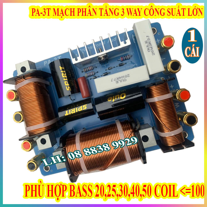 Mạch phân tần loa sân khấu lớn 3 đường tiếng pa-3t - giá 1 mạch